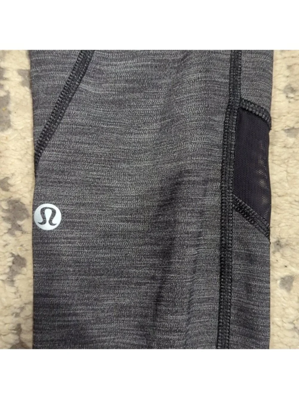 Lululemon Inspire Tight II Heathered Black / Heathered Black
